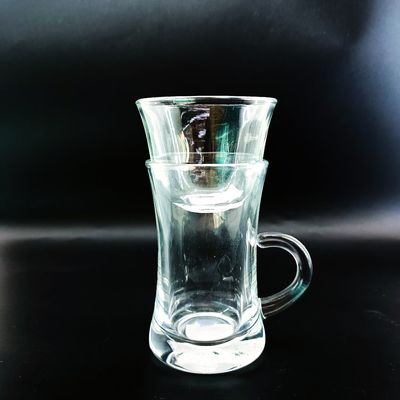 Customize Logo Acceptable Glass Arabic Tea Cup With Traditional Design