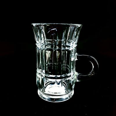 18pcs Glass Tea Cup Sets Turkish Tea Cup And Cawa Cup With Middle-East Dubai Style For Drinking