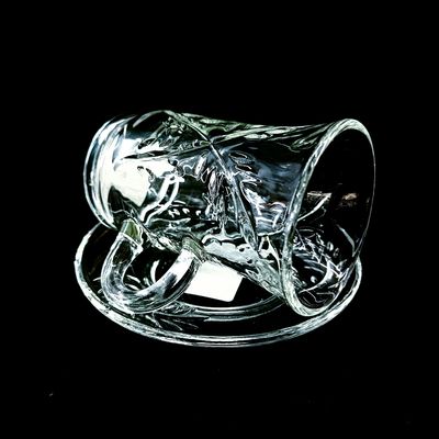 Popular Design 18pcs Glass Tea Cup Set Direct Factory Price Arabic Saudi Middle-East Dubai Market For Drink Dare