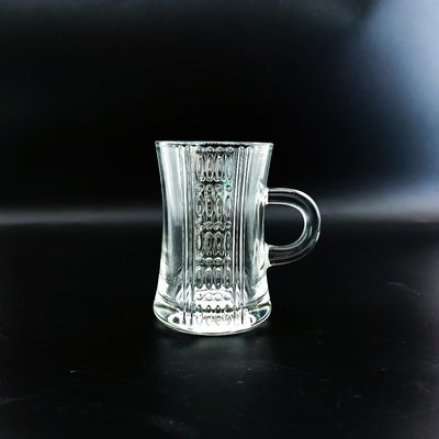 Clear Turkish Tea Cup Sets Transparent Cawa Cup Saucers Tea Cup With Wholesale Price Customized Logo Packing