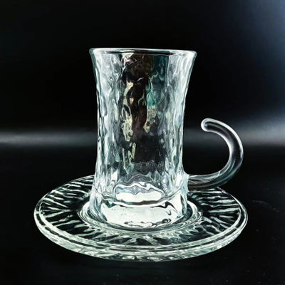 18 PCS Turkish Glass Tea Cup Set Customized Modern Design for Gifts Restaurant Party Wedding