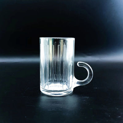 18 PCS Customized Machine Made Glass Arabic Tea Cup Coffee Cup Set With Saucers And Samples Are Available