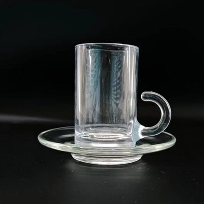 18 PCS Modern Design Turkish Glass Tea Cups Set With Arabic Style