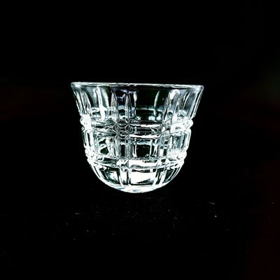 Sparkling Glass Arabic Tea Cup Set In 18pcs Engraved Customize Logo Acceptable