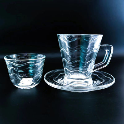 18PCS Factory Best Price Of New Designs Middle East Style Turkish Style Tea Glasses Cup Set