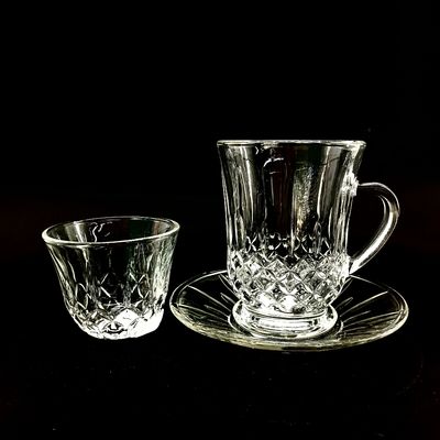 Customizable Arabic Tea Cup Set With Traditional Design