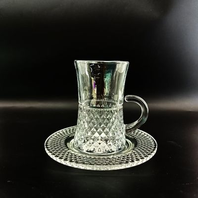 18PCS Lightweight And Easy To Handle Arabic Tea Cup Set Traditional Design For Authentic Tea And Coffee Experience