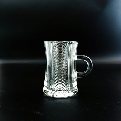 High Quality Tea Cup And Cawa Cup With Transparent Cutting Glass 18 Pcs Sets Tea Coffee Drinking Cups Customized Logo Acceptable