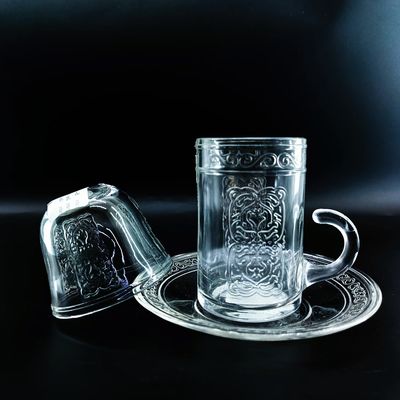 Customized Turkish Tea Cup Sets Cawa Cup Saucers Tea Cup With No Real Gold Decals With Wholesale Price And Different Combination