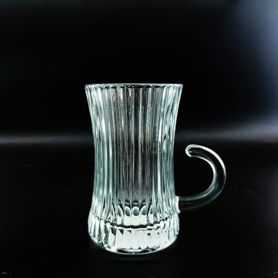 18 PCS Turkish Glass Cawa Cup Saucer Tea Cup Set Customized Unique Design