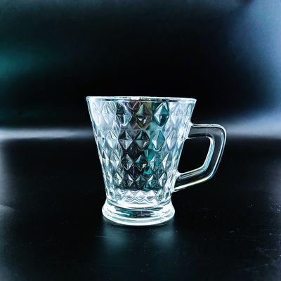Turkish Cawa Cup Saucer Transparent Glass Tea Cup Sets OEM ODM