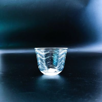 Turkish Cawa Cup Saucer Transparent Glass Tea Cup Sets For Drinking Function