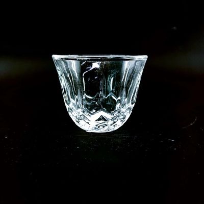 Transparent Glass Simple Style Coffee Drinking Sets Tea Cup Crystal Glass For Milk Afternoon