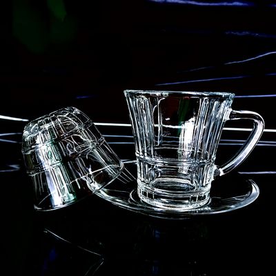 Turkish Tea Cup And Cawa Cup Sets Crystal Glass With Various Package
