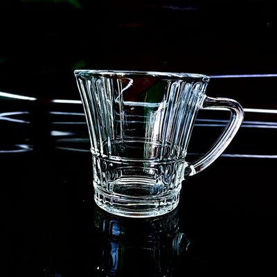 Clear Glass Turkish Tea Cup And Cawa Cup Sets Crystal Glass Customized Logo Can Make Different Combination