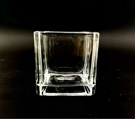 Clear Glass Candlestick Holder For Holding Candles And Home Decor Function