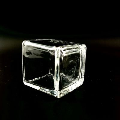 Clear Glass Candlestick Holder For Holding Candles And Home Decor Function