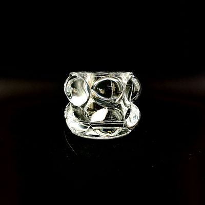 Smooth Finish Glass Candlestick Holder For Modern And Stylish Home Decor