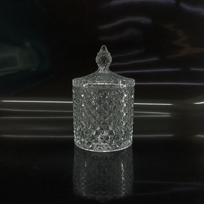 8.8cm Width Small Glass Candy Bowls 13.6cm Height For Candy Storage