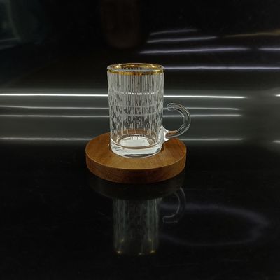 Traditional Glass Arabic Tea Cup Mouth Diameter 48mm Traditional Style