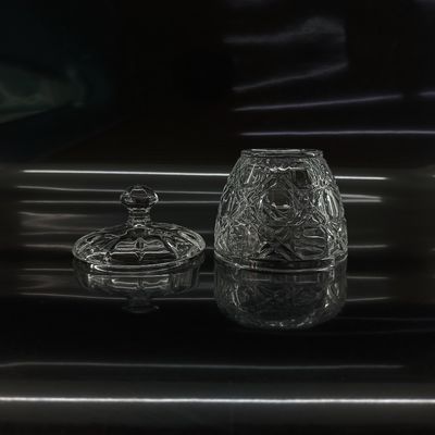 Tableware Essential Clear Glass Sugar Bowl For Candles