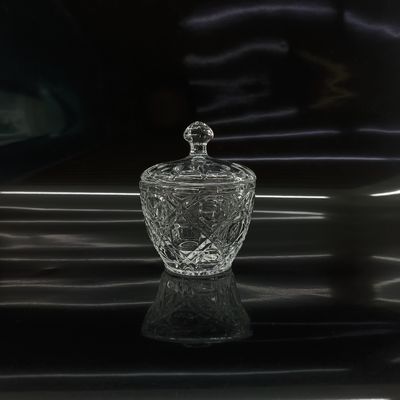 Tableware Essential Clear Glass Sugar Bowl For Candles