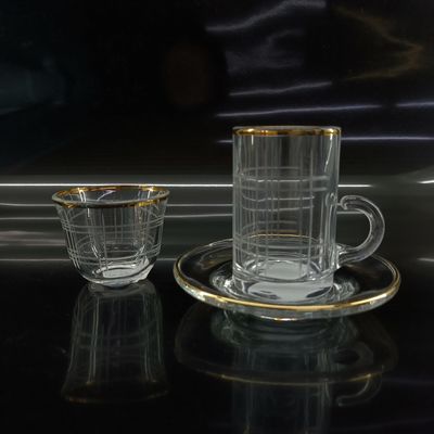 Arabic Tea Cup Tea Sets 18PCS Sets For Traditional Tea Ceremonies