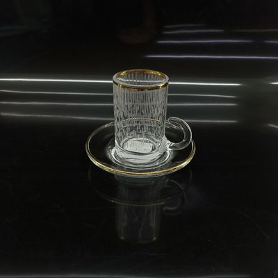 Tea Cup Set Glass Arabic Cawa Cup For Commercial Buyers Gifts Restaurant Party Wedding