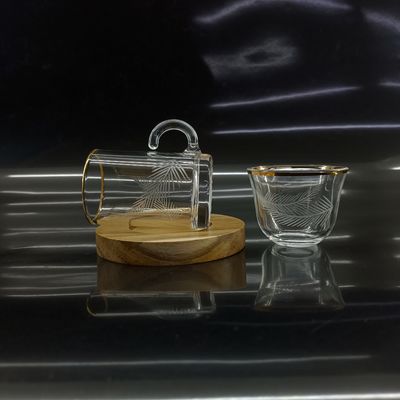 Top Diameter Arabic Tea Cup With The Max Width 48mm And Hand-painted Features