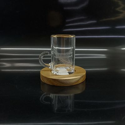 Top Diameter Arabic Tea Cup With The Max Width 48mm And Hand-painted Features