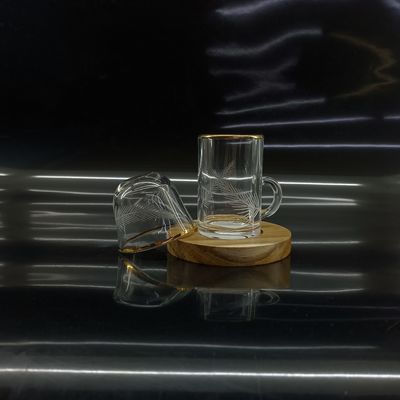Top Diameter Arabic Tea Cup With The Max Width 48mm And Hand-painted Features