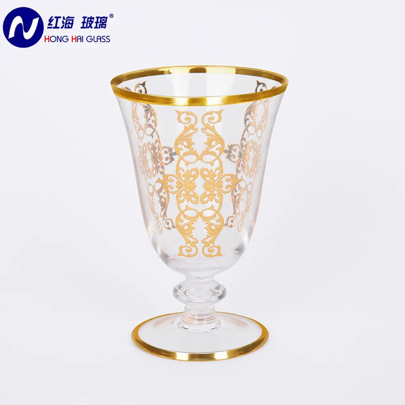 Crystal Glass Turkish Arabic Cups Set Handmade Juice Cups
