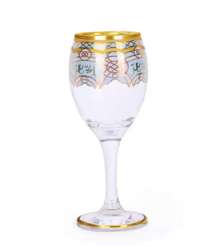 Round Arabic Cups Set Handcrafted White Turkey Cup Set Authentic