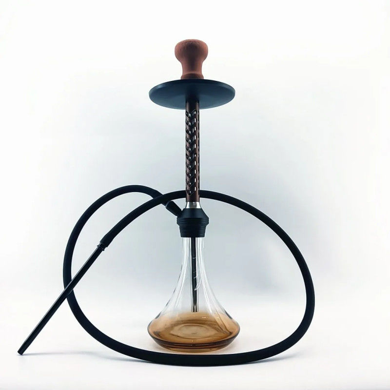 Premium Aluminium Hookah Silver Smoke Tube Hookah Shisha Set Luxury