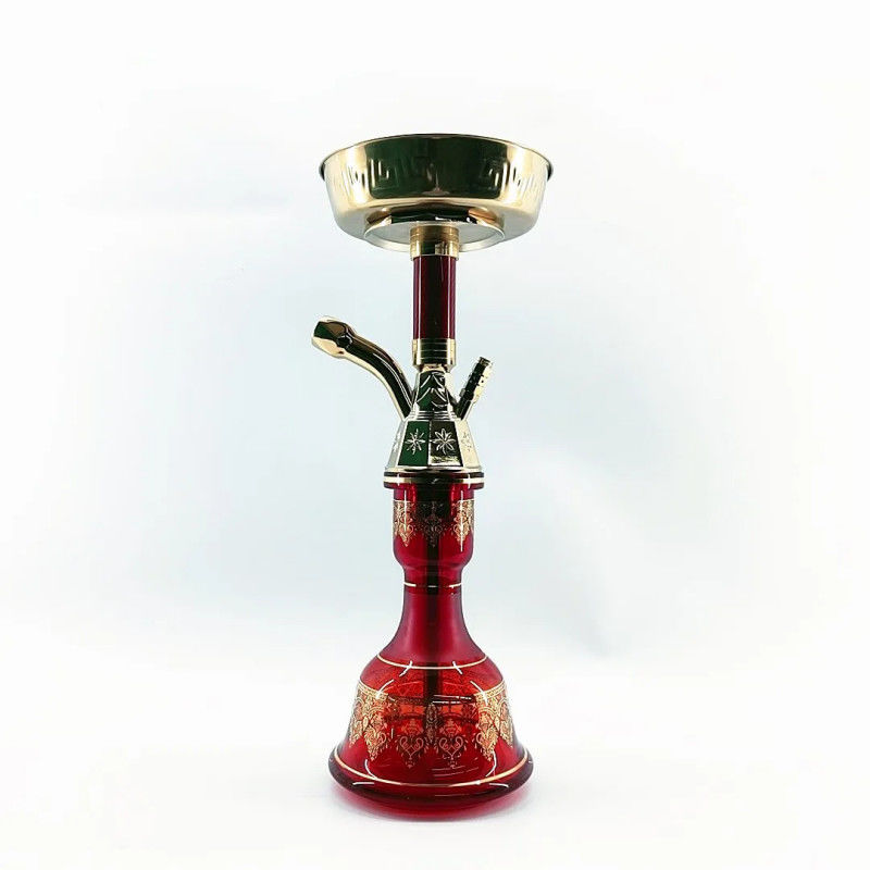Custom Arabic Hookah Lightweight Smoking Hookah Glass With Hose