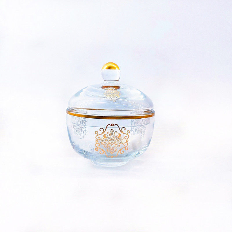 Modern Glass Sweet Bowl Customized elegant candy dish 0.25L Capacity