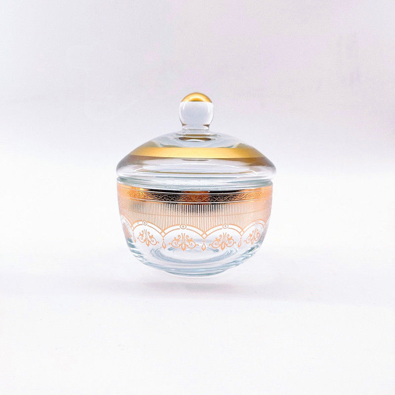 Custom Modern Glass Candy Bowls 10.8cm Depth Elegant For Home