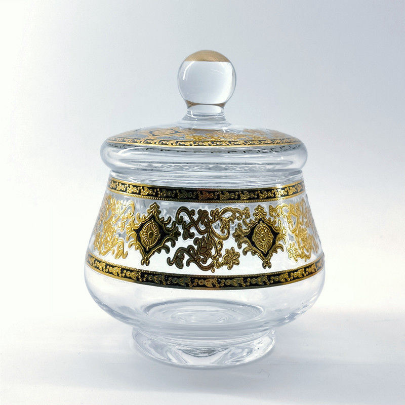 Clear Sugar Glass Bowls 300ml Capacity Modern Kitchen Sugar Bowl