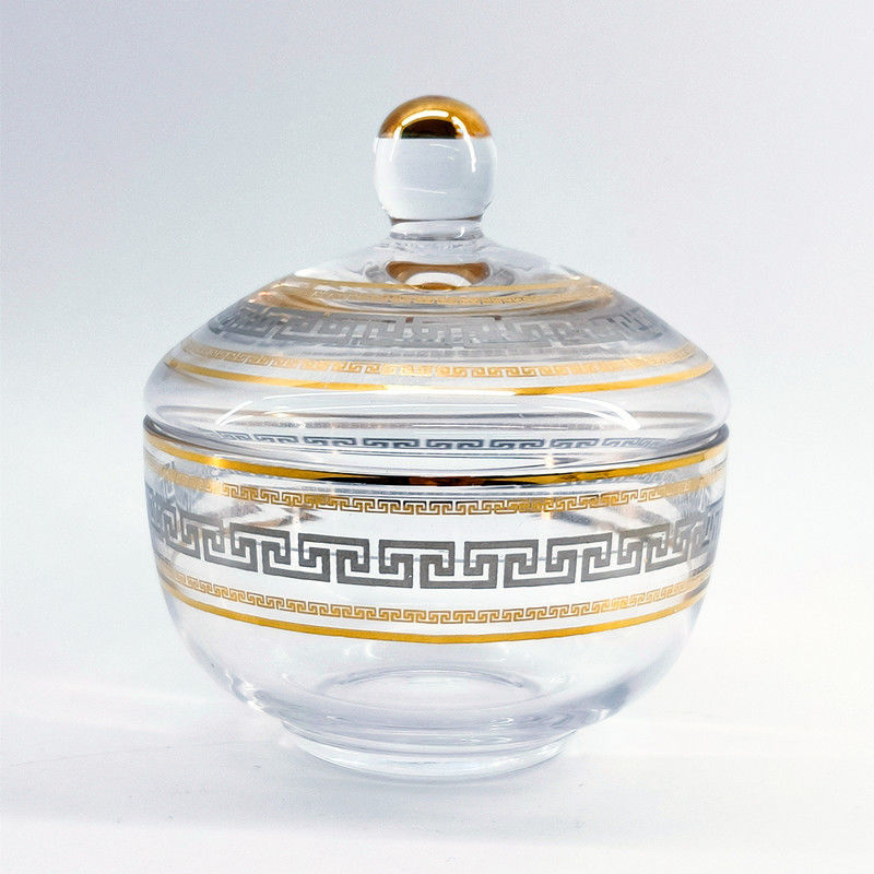 230g Clear Glass Sugar Bowls Pot 250ml Capacity For Food Storage