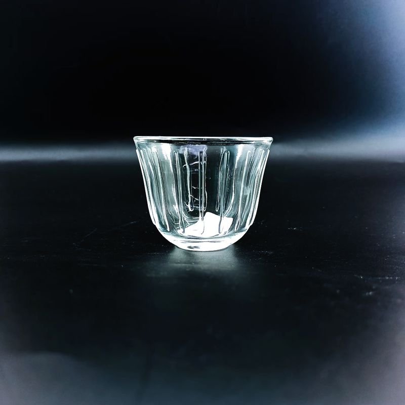 Machine Made Tea Cawa Cup Sets / Candle Cup Modern Style With Luxury Lead Free And Different Flowers