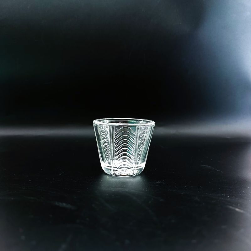 Max Diameter 58mm Transparent Arabic Coffee Cup For Transparent Design Enthusiasts