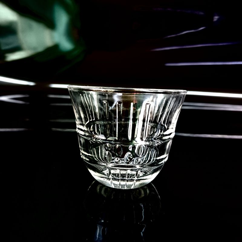 Middle East 2025 Style Transparent Glass Coffee Tea Drinking Sets High Quality