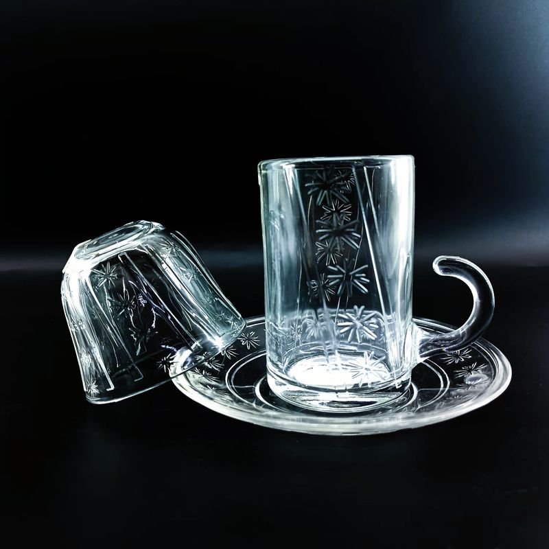 Cutting Design 18 Pcs Sets Turkish Tea Cup Sets Cawa Cup Saucers Can Customized Make Different Combination Wth Factory Price