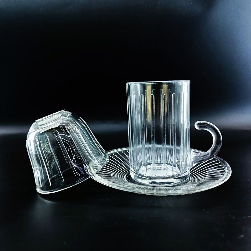 Simple Design Turkish Tea Cup Sets Cawa Cup Saucers Tea Cup With Cutting Can Make Different Combination