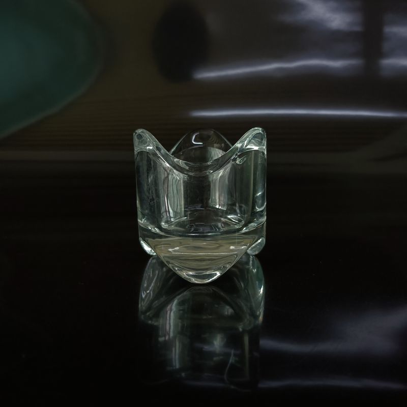 Transparent Candlestick Holder Easy Maintenance Sophisticated Decoration